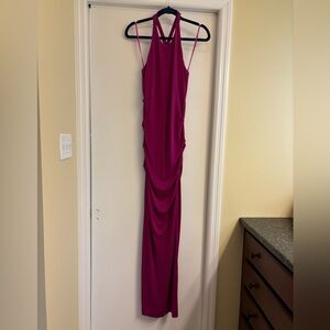 Nicole Miller Magenta Maxi Dress